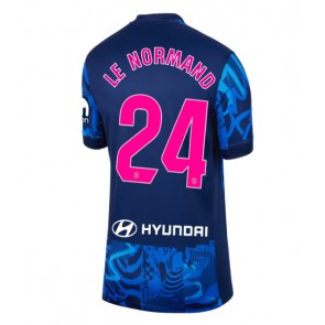 Atletico Madrid Robin Le Normand #24 Dámské Alternativní Dres 2024-25 Krátký Rukáv